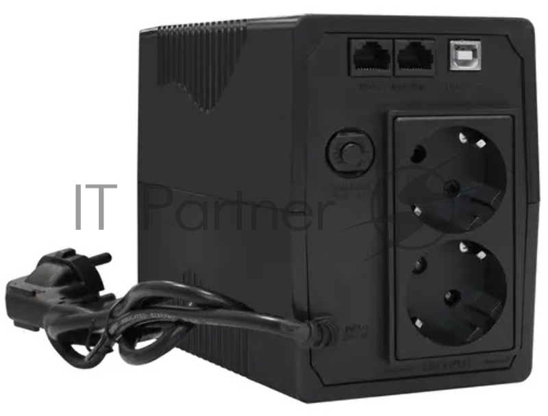 ИБП ExeGate SpecialPro Smart LLB-650.LCD.AVR.2SH.RJ.USB <650VA/360W, LCD, AVR, 2*Schuko, RJ45/11, USB, Black>