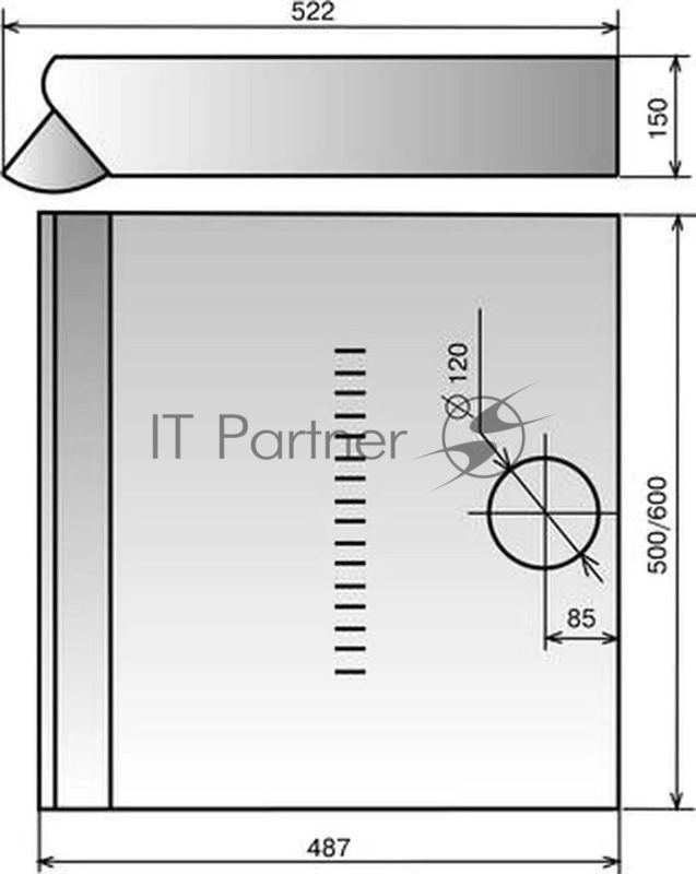 Вытяжка козырьковая Elikor Davoline 60П-290-П3Л бежевый управление: ползунковое (1 мотор)