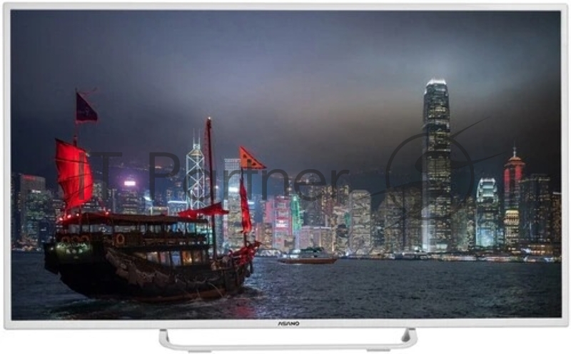 Телевизор Asano 55LU5011T 55, 4K Ultra HD, белый, T2/CI+/Dolby Digital, HDR 10, SALUT smart