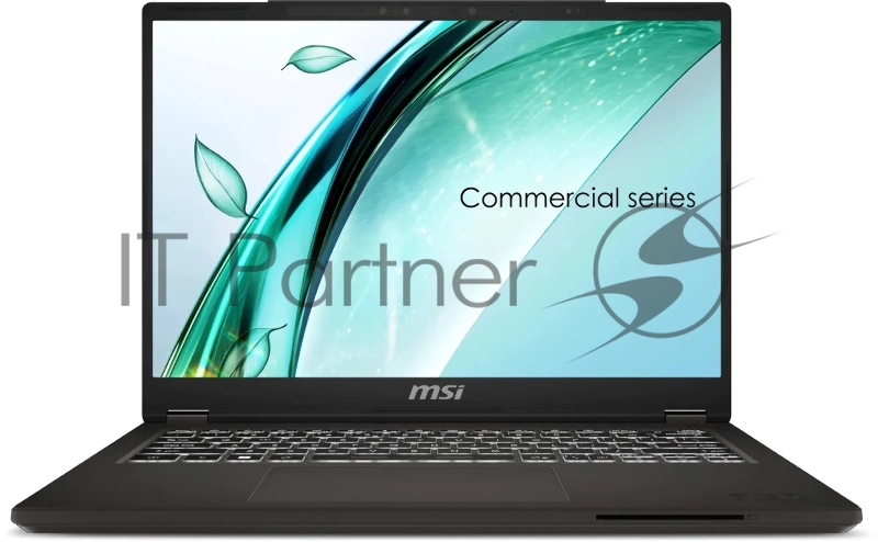 Ноутбук MSI Commercial 14 H A13MG-002US серый 9S7-14L111-002 Core i5 13420H 16Gb SSD512Gb Intel Iris Xe graphics 14 IPS FHD+ (1920x1200) Windows 11 Professional Multi Language WiFi BT Cam