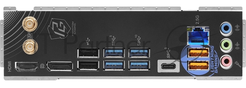 Материнская плата ASRock Z790 PG Riptide, LGA 1700, Intel Z790, 4xDDR5, 8xSATA, 5xM.2, 1xPCI-E 5.0 x16, 1xPCI-E 4.0 x16, 1xPCI-E x1, 1xDisplayPort, 1xHDMI, 1x 2.5Gb LAN, 2xUSB-A 2.0, 2xUSB-A 3.2 Gen 2, 4xUSB-A 3.2 Gen 1, 1xUSB-C 3.2 Gen 1, 3x3.5 мм,