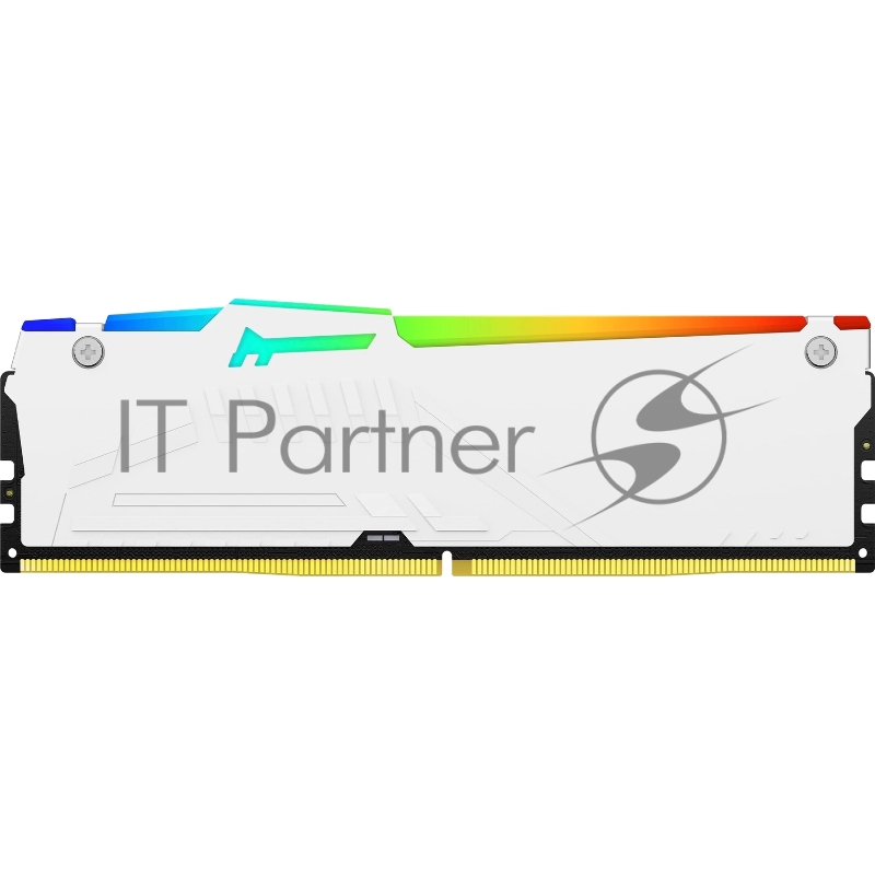 Комплект модулей памяти Kingston 64GB DDR5 6000 DIMM CL30 FURY Beast White RGB EXPO Non-ECC Unbuffered DIMM (Kit of 2) 2RX8 30-36-36 1.4V 288-pin 16Gbit