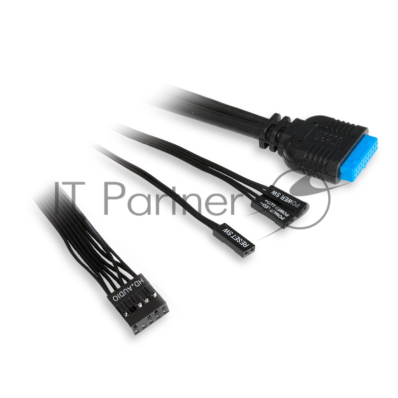 Корпус без блока питания HSPD M310, Mesh Mini-tower, черный, TG, 0.4 SPCC, 3x120mm ARGB mATX, mITX 180/280/160mm 1x2.5, 1x3.5, 4xPCI 2xUSB-A 3.0 452x277x418mm