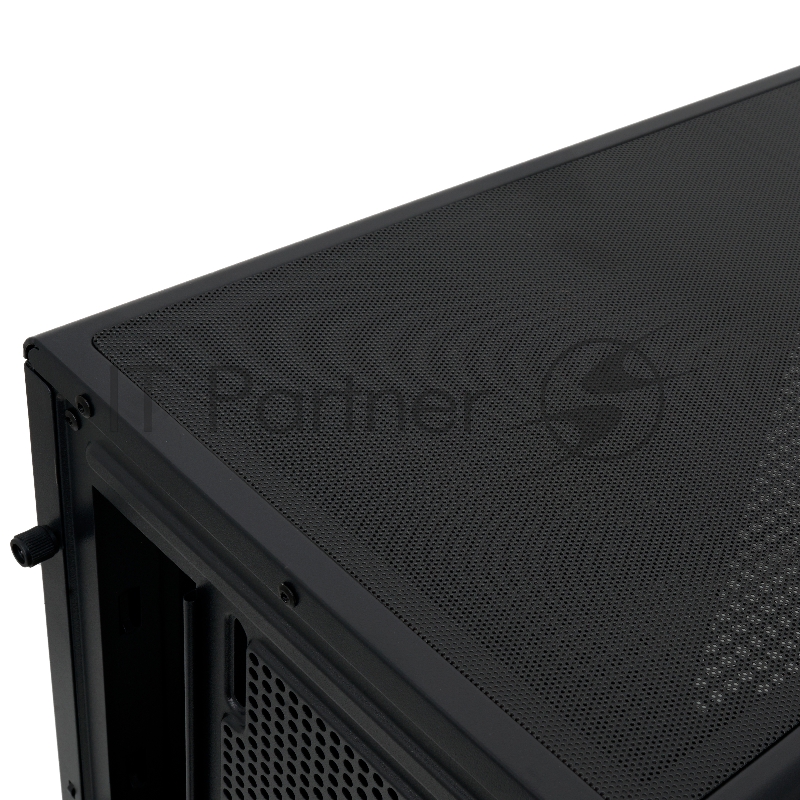 Корпус без блока питания HSPD F710, Panoramic Mid Tower, черный, TG, 0.5 SPCC, 3x120mm ARGB E-ATX, ATX, mATX, mITX 185/395/270mm 2x2.5, 1x3.5, 7xPCI 2xUSB-A 3.0 435x230x457mm