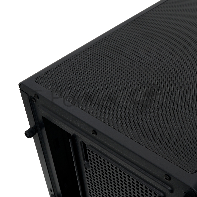 Корпус без блока питания HSPD F510, Panoramic Mid Tower, черный, TG, 0.5 SPCC, no fans ATX, mATX, mITX 180/280/160mm 1x2.5, 1x3.5, 7xPCI 1xUSB-A 3.0, 1xUSB-A 1.0 356x218x467mm