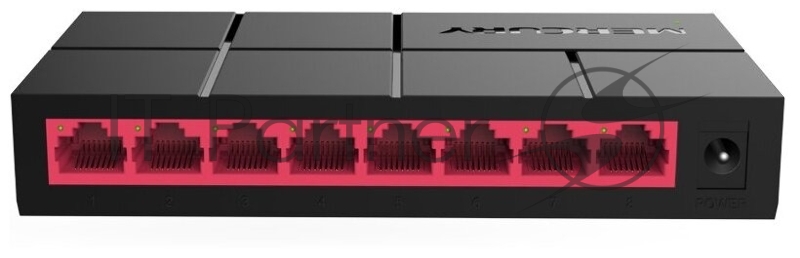 Мини-коммутатор неуправляемый Tenda SG108M, 8 портов, 8x1Гбит/с, настольный, пластиковый корпус