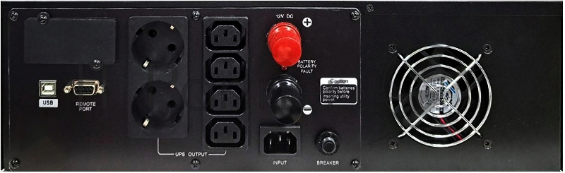 ИБП Powercom Infinity INF-800AP RM (3U) 480Вт 800ВА черный