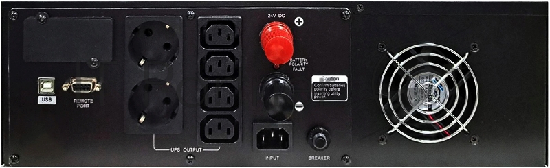 Источник бесперебойного питания Powercom Infinity INF-1100AP RM (3U) 770Вт 1100ВА черный