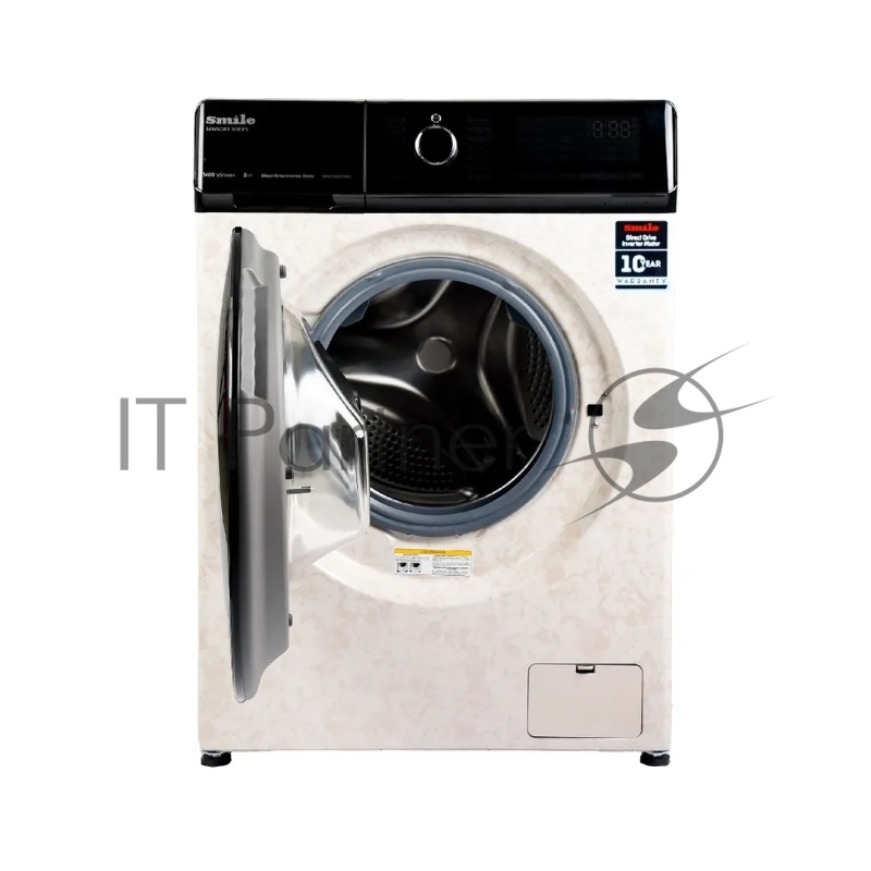 Стиральная машина SMILE SWMSW8MB1400 бежевый мрамор/черный