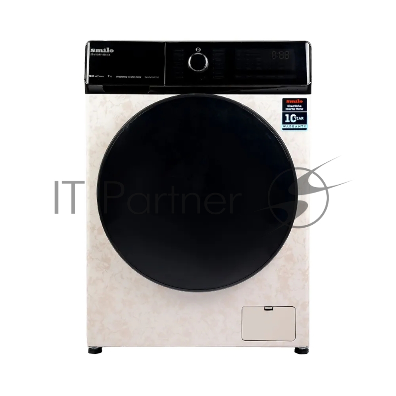 Стиральная машина SMILE SWMSW7MB1200 бежевый мрамор/черный
