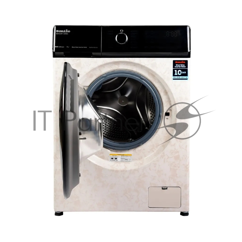 Стиральная машина SMILE SWMSW7MB1200 бежевый мрамор/черный