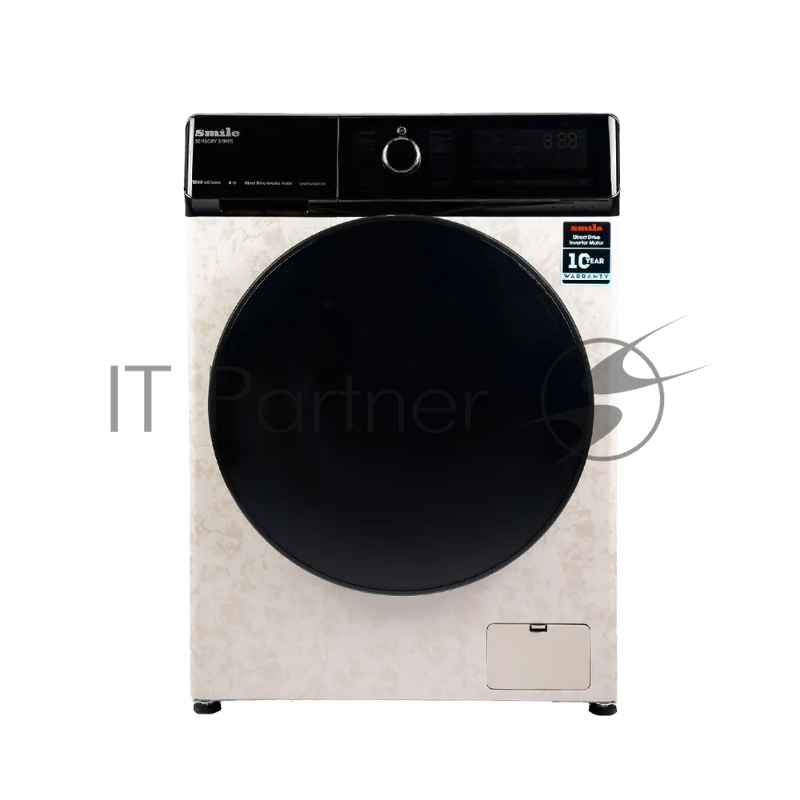Стиральная машина SMILE SWMSW6MB1200 бежевый мрамор/черный