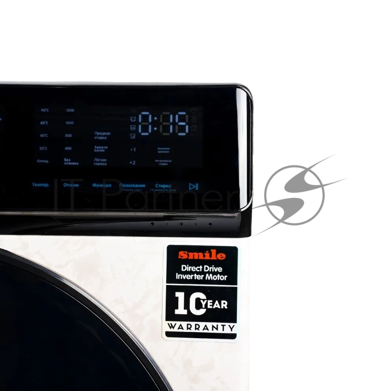 Стиральная машина SMILE SWMSW6MB1200 бежевый мрамор/черный