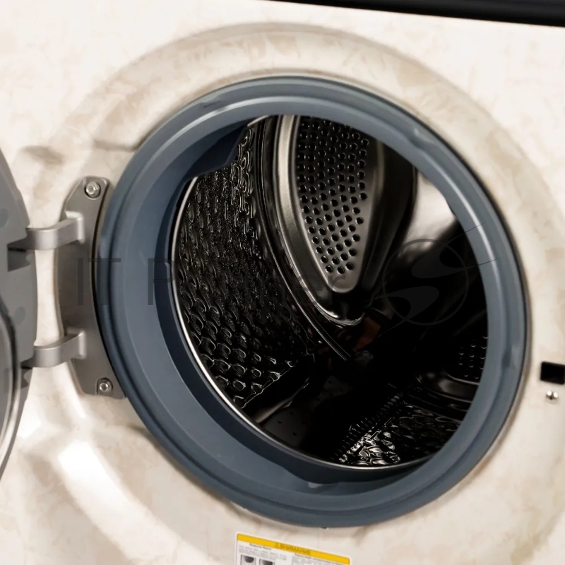 Стиральная машина SMILE SWMSW12MB1400 бежевый мрамор/черный