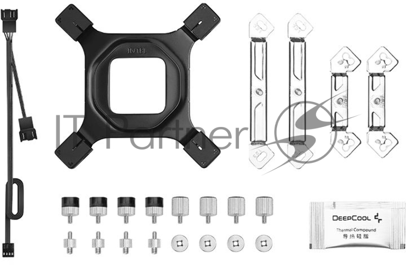 Кулер Deepcool AG620 Soc-AM5/AM4/1151/1200/2066/1700 4-pin 15-29dB Al+Cu 260W 1300gr Ret