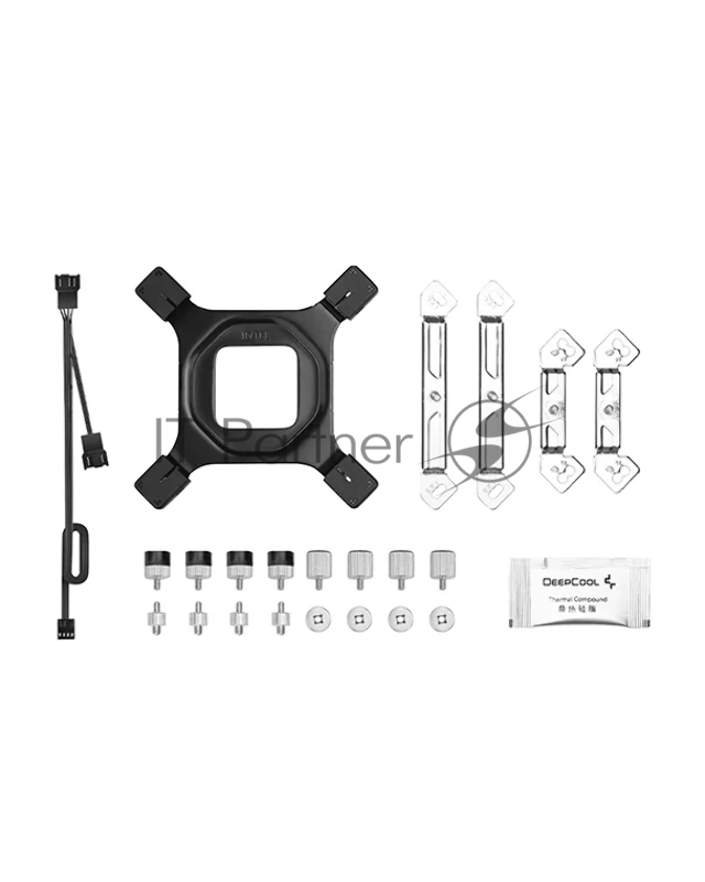 Вентилятор для процессора Deepcool AG620 Socket 115X/1700/1200/1366/2011/2066/ 120mm, 1850rpm, 29,4 дБ, 260W, PWM 4-pin, Cu (R-AG620-BKNNMN-G-1)