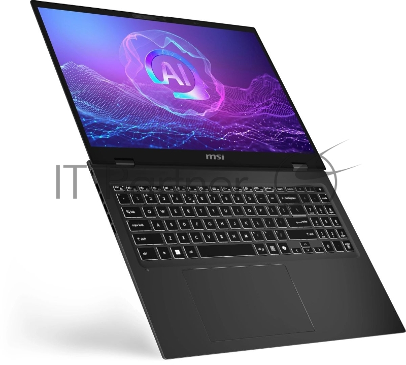Ноутбук MSI Prestige 16 AI+ Evo B2VMG-032RU серый 9S7-15A341-032 Core Ultra 9 288V 32Gb SSD1Tb Intel Arc 140V 16 OLED UHD+ (3840x2400) Windows 11 Home WiFi BT Cam