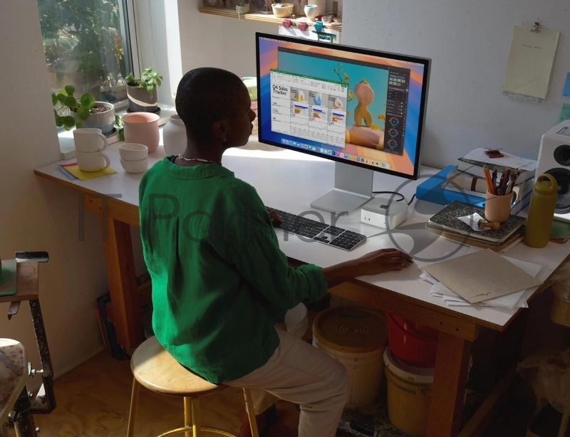 Компьютер Apple Mac mini A3238 M4 10 core (4.41) 16Gb SSD256Gb 10 core GPU macOS GbitEth WiFi BT серебристый (MU9D3J/A)