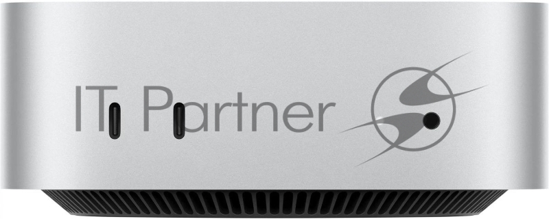 Компьютер Apple Mac mini A3238 M4 10 core (4.41) 16Gb SSD256Gb 10 core GPU macOS GbitEth WiFi BT серебристый (MU9D3J/A)