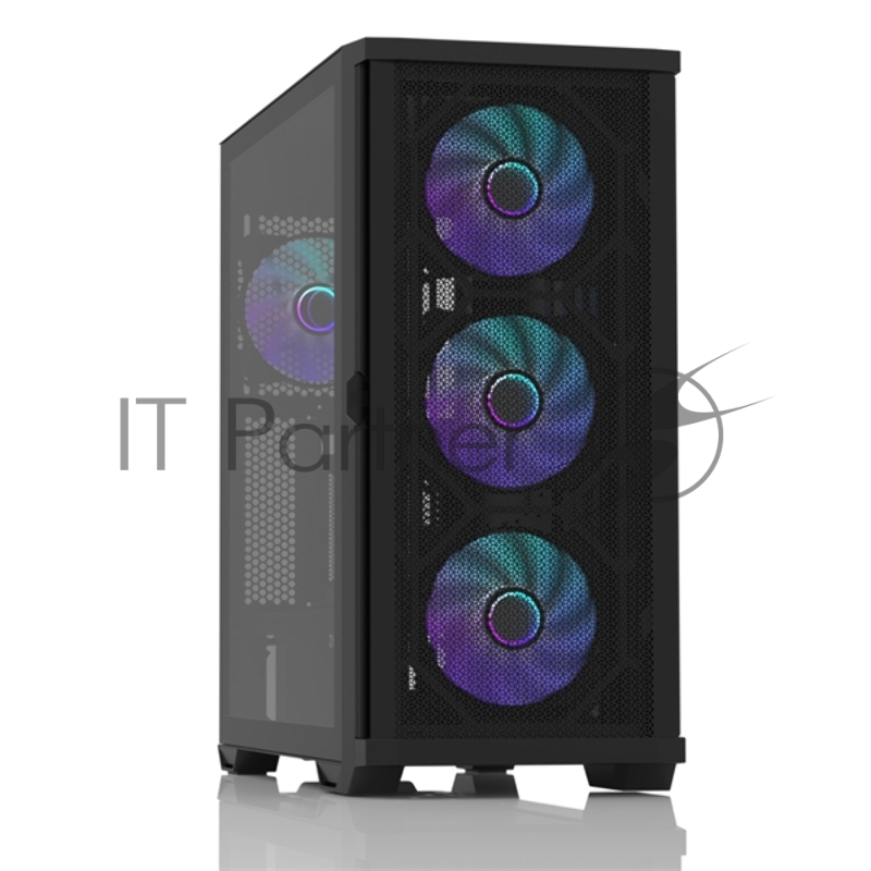 Компьютерный корпус ZALMAN Z10 DUO, ATX, BLACK, WINDOW, 2x3.5, 2x2.5, 2xUSB3.0, 1xUSB 3.1 Type-C, FRONT 3x120mm Infinity Mirror ARGB, REAR 1x120mm Infinity Mirror ARGB, replaceable front panel