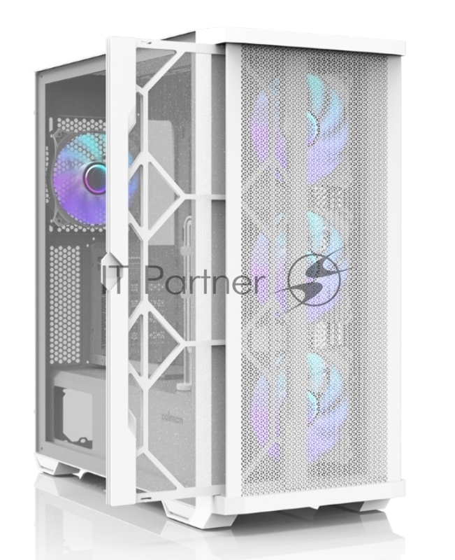 Компьютерный корпус MidiTower Zalman Z10 DUO White (без блока питания) (Zalman Z10 DUO White)