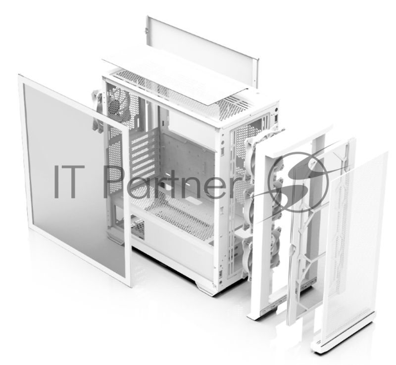 Компьютерный корпус MidiTower Zalman Z10 DUO White (без блока питания) (Zalman Z10 DUO White)