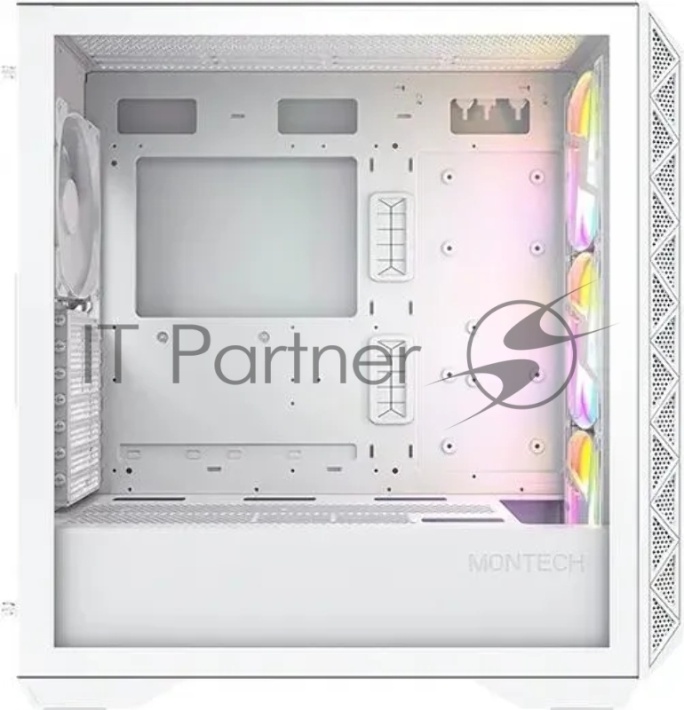 Корпус Montech AIR 903 MAX белый без БП ATX 3x140mm 2xUSB3.0 1xUSB3.1 audio bott PSU