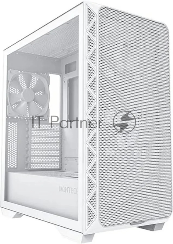 Корпус Montech AIR 903 BASE белый без БП ATX 3x120mm 2xUSB3.0 1xUSB3.1 audio bott PSU