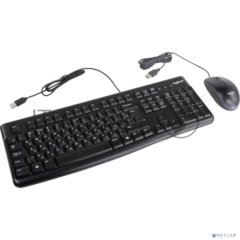 Клавиатура + мышь Logitech Desktop MK120 (русская раскладка)