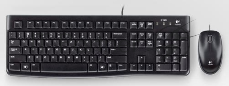 Клавиатура + мышь Logitech Desktop MK120 (русская раскладка)
