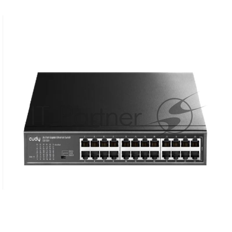 Коммутатор 24-Port 10/100 Mbps Switch, 24 10/100 Mbps RJ45 Ports, Switch/VLAN/Extend working mode DIP switch, Rack-mountable Steel Case, Power Saving, Plug & Play, Rack-Mount kits included