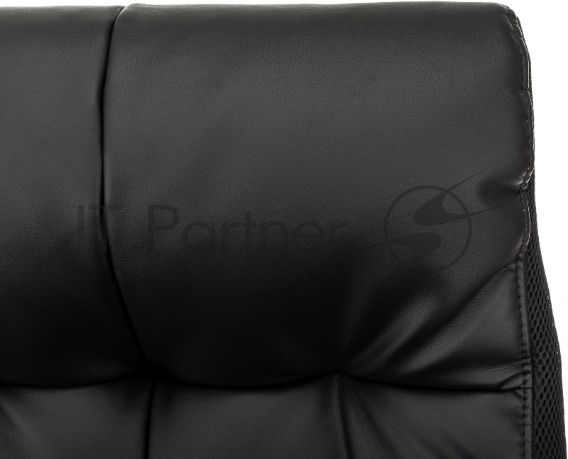 Кресло руководителя Бюрократ CH-824MSG-BF черный эко.кожа/ткань крестов. пластик подст.для ног