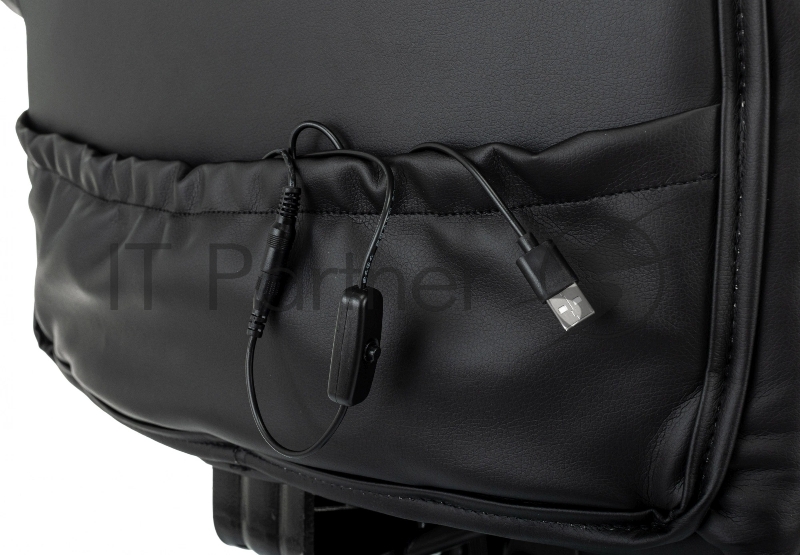 Кресло руководителя Бюрократ CH-824MSG-BF черный эко.кожа/ткань крестов. пластик подст.для ног