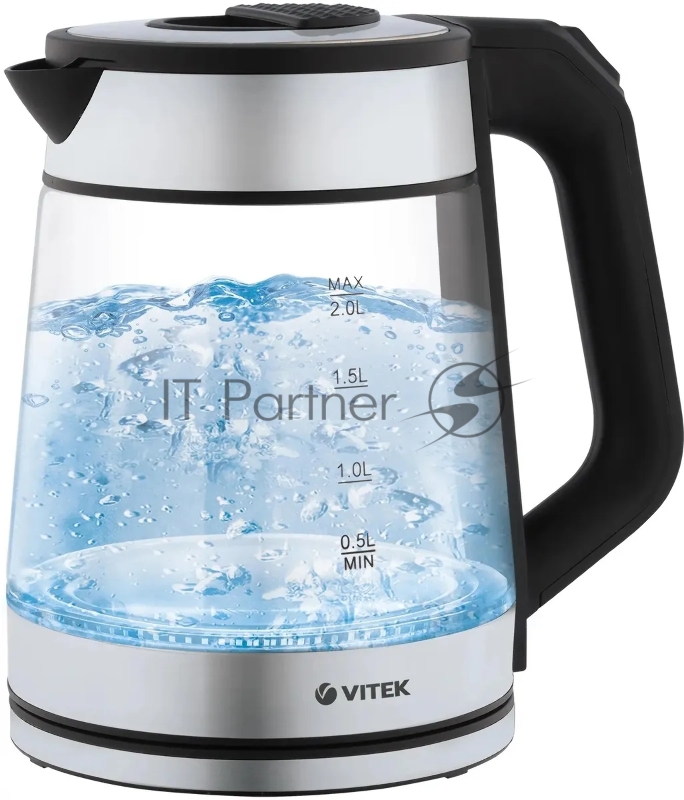 Чайник Vitek VT-1176 черный 2200W 1.7л