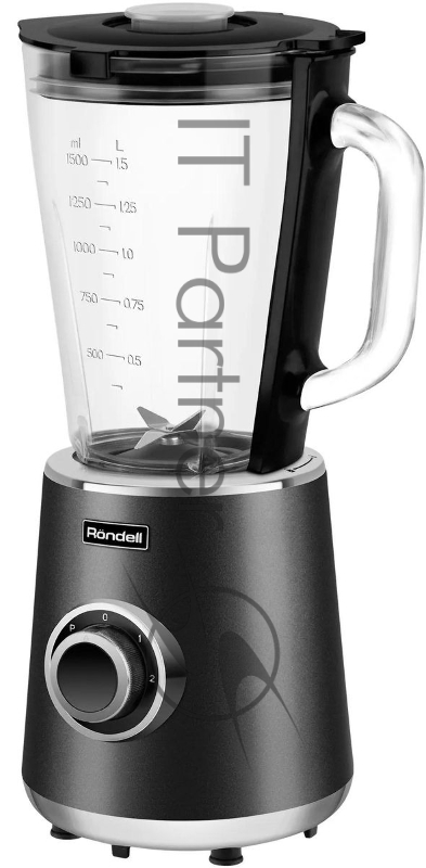 Блендер стационарный Rondell 1251-RE-01 1500Вт черный/серебристый