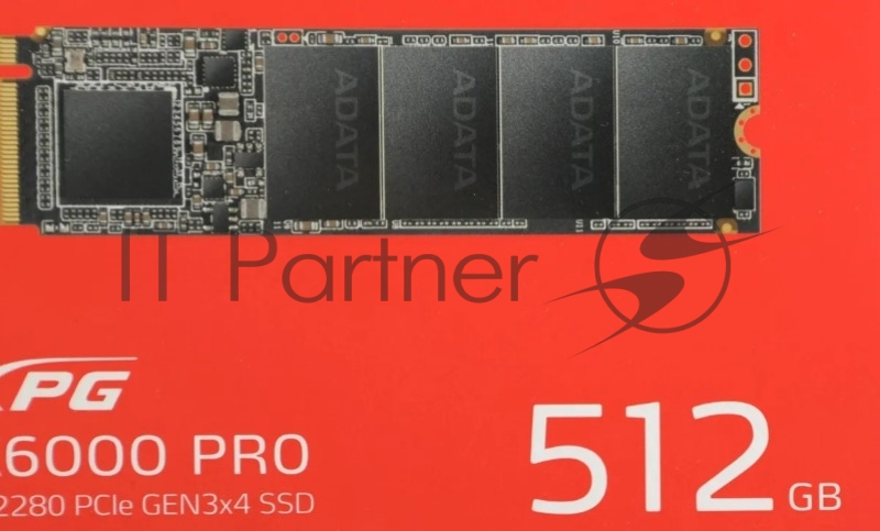 Накопитель SSD ADATA 512GB, PCIe 4.0 x4, XPG GAMMIX BLADE S70, M.2 2280, R/W 7200/2600MB/s RET