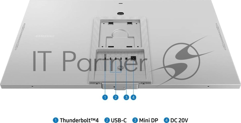 Монитор Samsung ViewFinity S9 S27C902PAI белый, 27 5120x1440, IPS, 60Hz, Mini DP+Thunderbolt 4, pivot