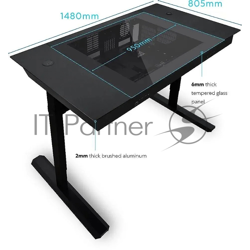 Корпус Lian-Li DK07X черный без БП E-ATX 10x120mm 3x140mm 2xUSB3.0 audio bott PSU