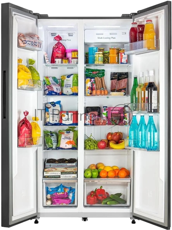 Холодильник Lex LSB530StGID 2-хкамерн. серый инвертер