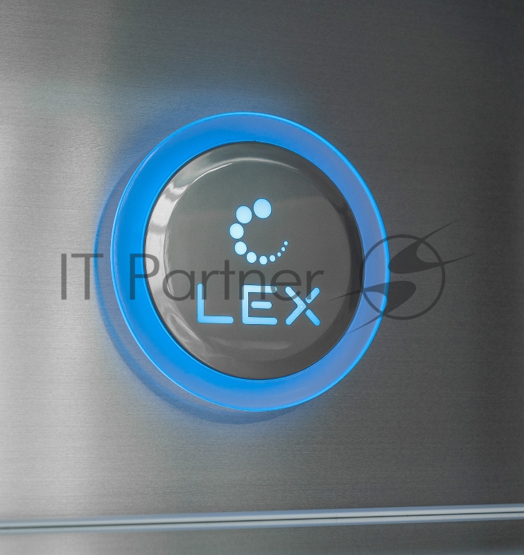 Холодильник Lex LCD505PnGID 2-хкамерн. розовое золото стекло