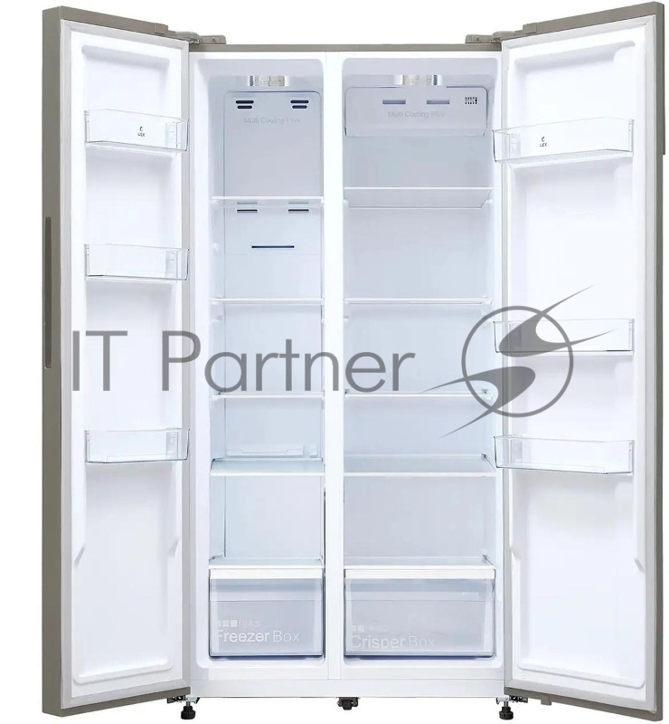 Холодильник Lex LSB530SLGID 2-хкамерн. серебристый инвертер