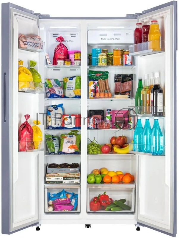 Холодильник Lex LSB530SLGID 2-хкамерн. серебристый инвертер