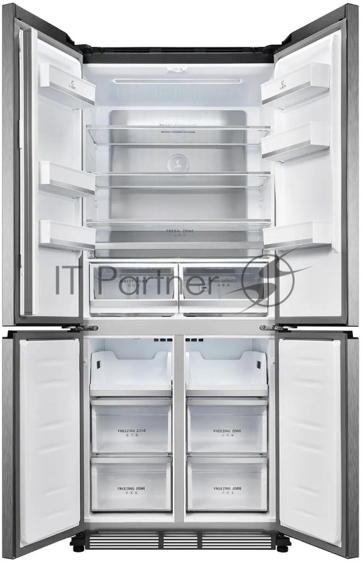 Холодильник Lex LCD 485 StGIDBI 2-хкамерн. серый инвертер