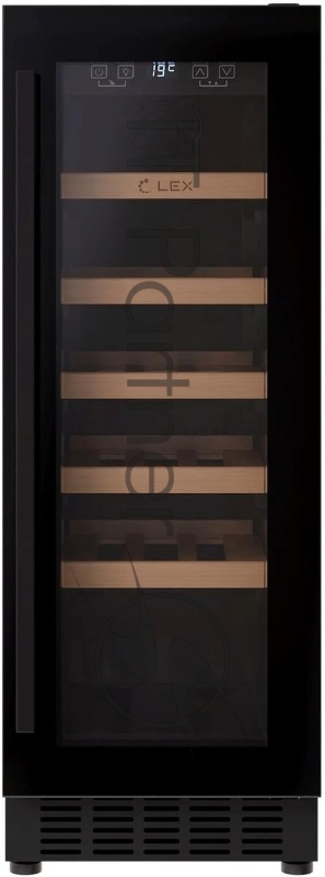 Винный шкаф Lex LWD3020BL 1-нокамерн. черный
