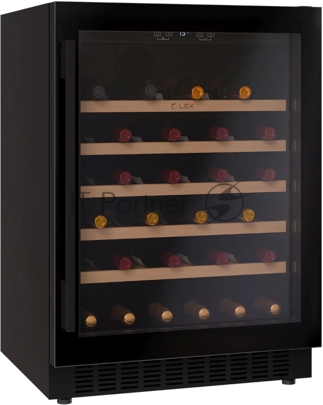 Винный шкаф Lex LWD6054BL 1-нокамерн. черный