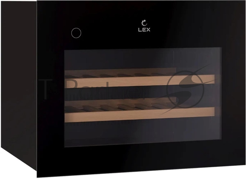 Винный шкаф Lex LWD6028BL PP 1-нокамерн. черный стекло (CHAT500005)