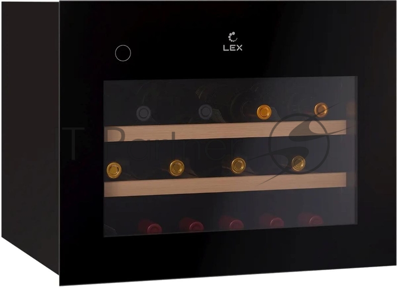 Винный шкаф Lex LWD6028BL PP 1-нокамерн. черный стекло (CHAT500005)