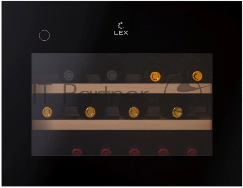 Винный шкаф Lex LWD6028BL PP 1-нокамерн. черный стекло (CHAT500005)