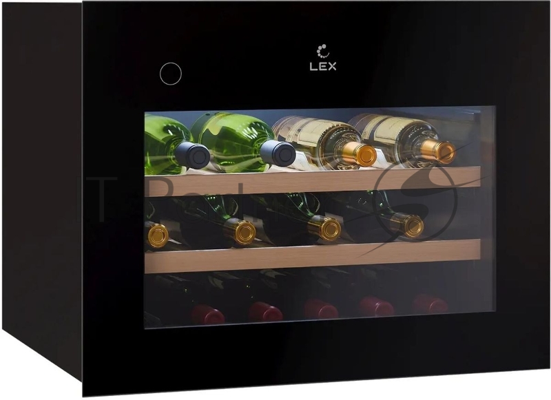 Винный шкаф Lex LWD6028BL PP 1-нокамерн. черный стекло (CHAT500005)