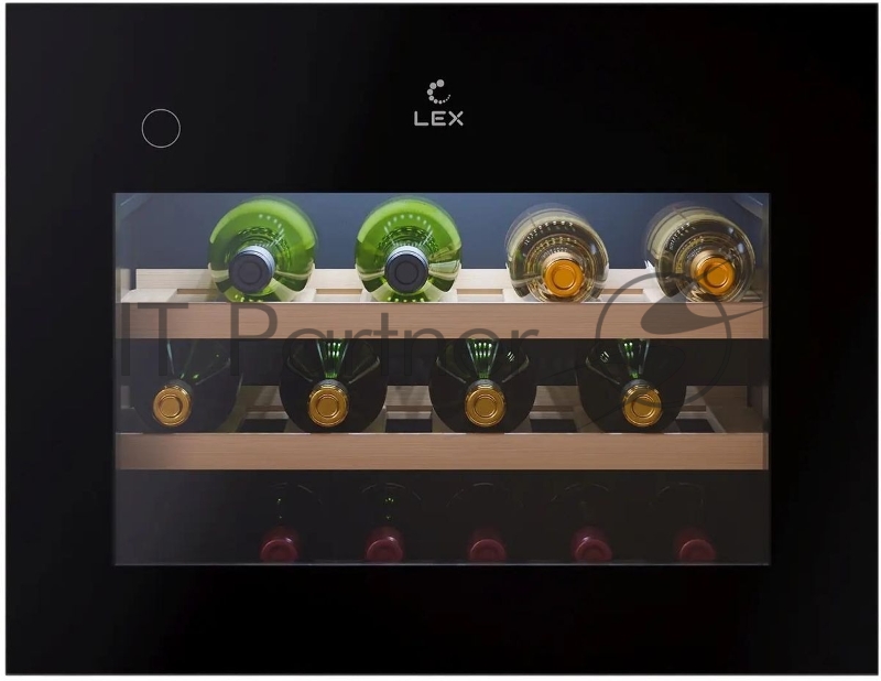 Винный шкаф Lex LWD6028BL PP 1-нокамерн. черный стекло (CHAT500005)